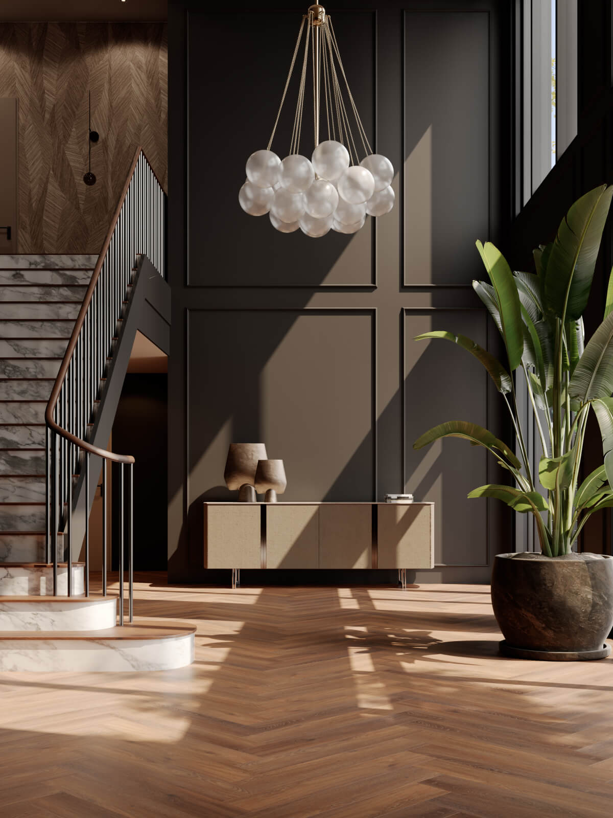 Room5 Executive Gold visgraat PVC vloer warm eiken houtlook online kopen